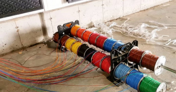 Rack-A-Tiers Wire Dispenser — Cabledrumjacks